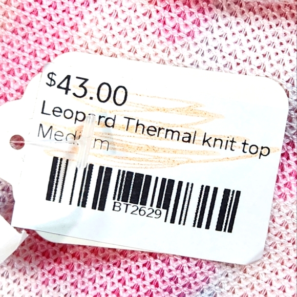 BiBI Leopard Print Lightweight Thermal Top - Picture 15 of 15